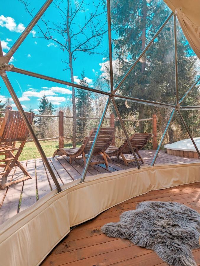 Medve Dome - Luxury Camping In The Middle Of Nature Hotel Vlahita Eksteriør billede